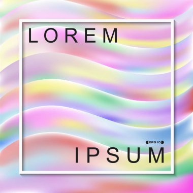 Soyut gökkuşağı sıvı renk dalgalar desen arka plan, illüstrasyon vektör esp10