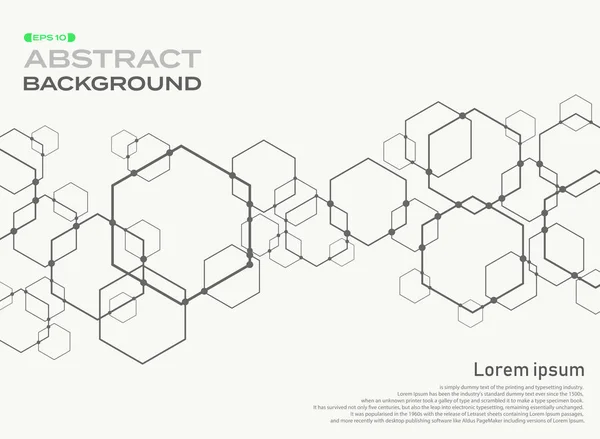 Pentagon şekil desen bağlantı arka plan boşluk, illüstrasyon vektör eps10 özetini