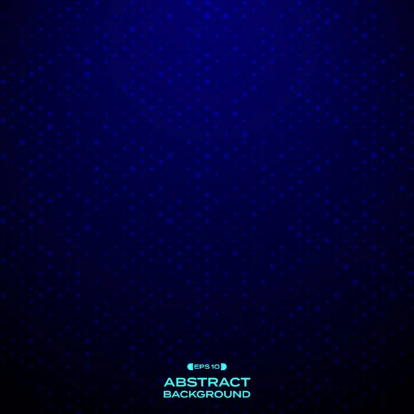 Abstract Blue Dots Pattern Futuristic Technology Background Vetor Ilustração Eps10 — Vetor de Stock