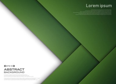 Desen arka plan, vektör eps10 soyut degrade yeşil kağıt kesme