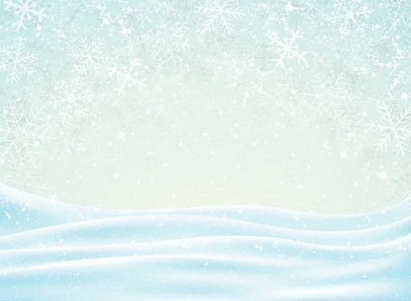 Résumé Fond Noël Avec Décoration Flocons Neige Arbre Vecteur Eps10 — Image vectorielle