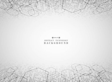 Soyut Dijital futuristik geometrik desen arka plan, vektör eps10