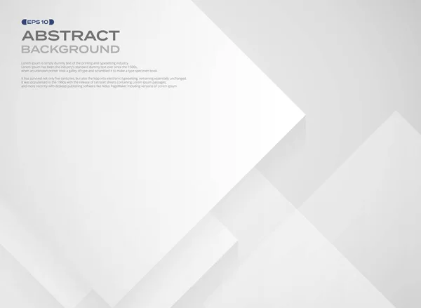 Geniş kare beyaz kağıt model arka planda katmanları, illüstrasyon vektör eps10 özetini