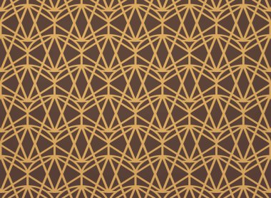 Altın art deco desen arka plan, eps10 vektör