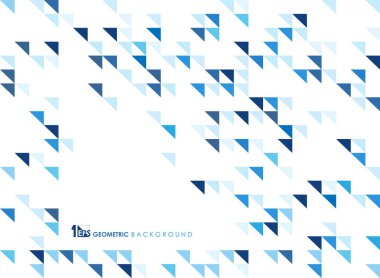 Basit mavi teknoloji desen arka planını geometrik. vektör eps10