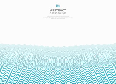 Soyut Mavi dalgalı desen şerit çizgileri okyanus deniz arka plan. Sen-ebilmek kullanma reklam, afiş, broşür, şablon, kapak tasarımı, faaliyet raporu. vektör eps10