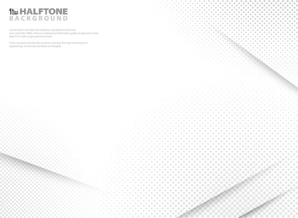 Degrade beyaz ve gri arka plan soyut modern yarı ton. •Kağıt üzerinde kesme gölge ile dekorasyon. Poster, düzen, broşür, reklam, yazdırma için kullanabilirsiniz. vektör eps10