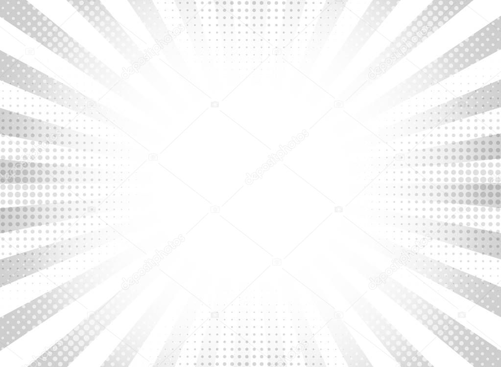 Abstract gray halftone rays circle background. vector eps10