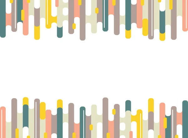 Abstrakte farbenfrohe Strichstrichlinien Muster von minimalem Hintergrund — Stockvektor