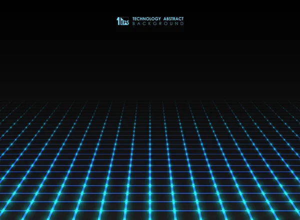 Soyut fütüristik kare ızgara çizgi deseni arka planı birbirine bağlar. illüstrasyon vektör eps10