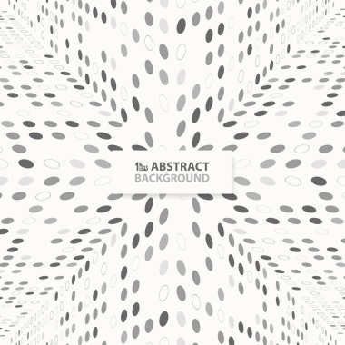 Perspektif arka plan modern soyut tekno gri noktalar desen tasarımı.illüstrasyon vektör eps10