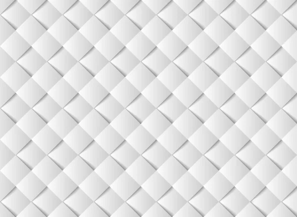 抽象的な白いペーパーカット正方形のパターンの設計. — ストックベクタ