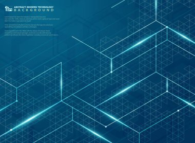 Mavi yapı çizgi enerji desen tasarım arka plan modern fütüristik. illüstrasyon vektör eps10