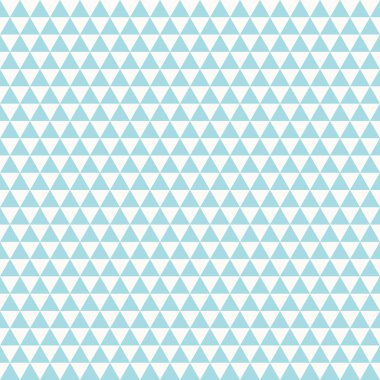 Beyaz arka plan üzerinde soyut mavi gökyüzü üçgen desen dikişsiz tasarım. illüstrasyon vektör eps10