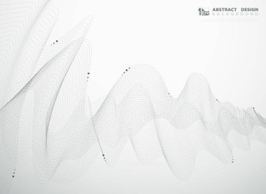 Soyut koyu mavi renk çizgileri nokta dalgalı desen elemanı tasarımı eleman arka plan.