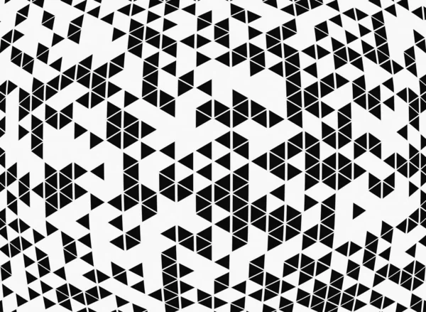 現代の装飾の抽象的な黒と白の幾何学的パターンデザインの背景. — ストックベクタ