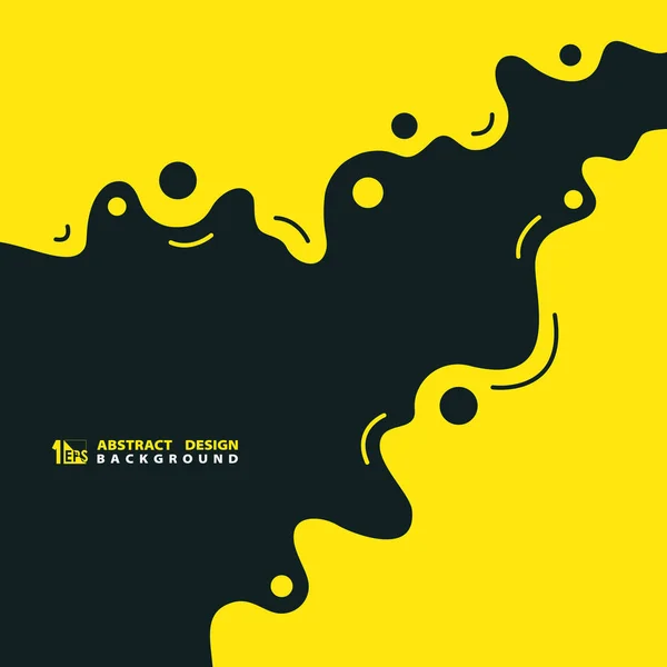 Soyut minimal canlı sarı yeşil çizgili şekil dekorasyon kapak tasarım arka plan.