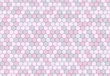 Yumuşak pastel arkaplanının soyut asgari altıgen desenli tasarımı. Reklam, poster, sanat eseri, şablon tasarımı, baskı için dekorasyon. vektör eps10
