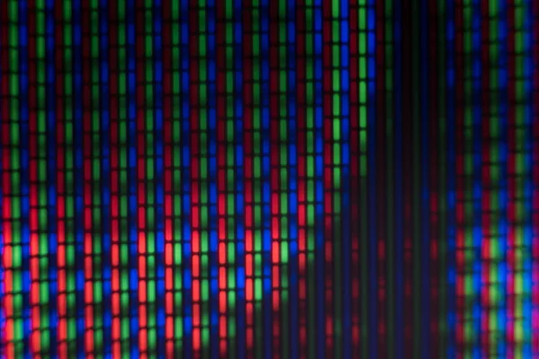 Makro fotoğraf piksel tv ekranında