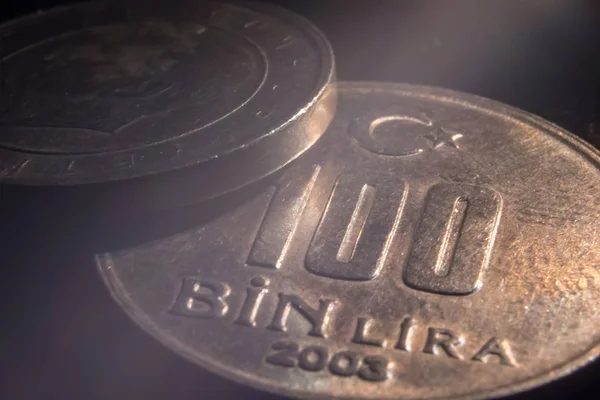 Türk Bin Lirası karanlık tablo olarak