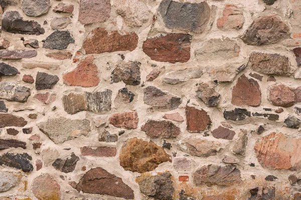 Anciend duvar renkli kaya yaptı. Korela kale, Rusya Federasyonu