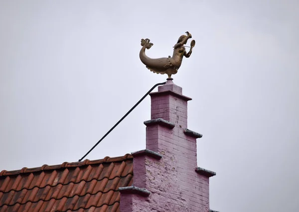 Decorative Roof Finial Markt Bruges — Stock Photo, Image