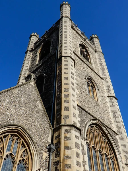 Πύργος Του Εκκλησία Του Αγίου Laurence Οδού Friar — Φωτογραφία Αρχείου