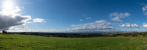 Panorama View Carribber Trout Fisheries Boness Distance — Stock Photo, Image