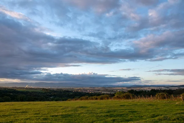 Bellissimo Tramonto Sulla Forth Firth Vicino Linlithascar — Foto Stock