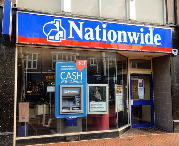 Reading Royaume Uni Juin 2018 Façade Magasin Nationwide Bank Broad — Photo