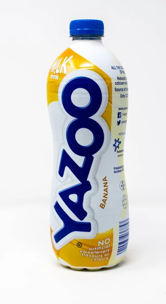 Lesung Vereinigtes Königreich September 2018 Eine Flasche Yazoo Banana Aromatisiertes — Stockfoto