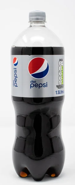 Ανάγνωση Ηνωμένο Βασίλειο Σεπτεμβρίου 2018 Λίτρων Πλαστικό Μπουκάλι Διατροφή Pepsi — Φωτογραφία Αρχείου