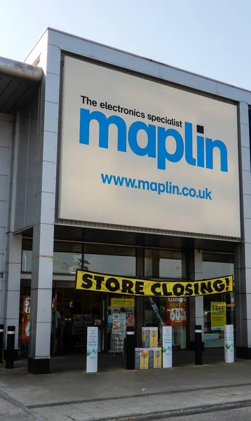 Reading Egyesült Királyság Április 2018 Maplin Store Front Brunel Retail — Stock Fotó
