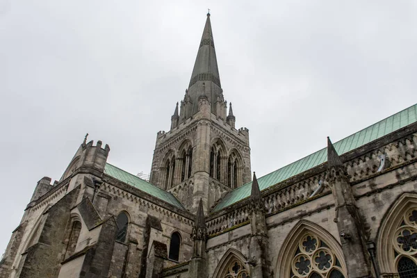 Guglia Tetto Della Cattedrale Chichester — Foto Stock