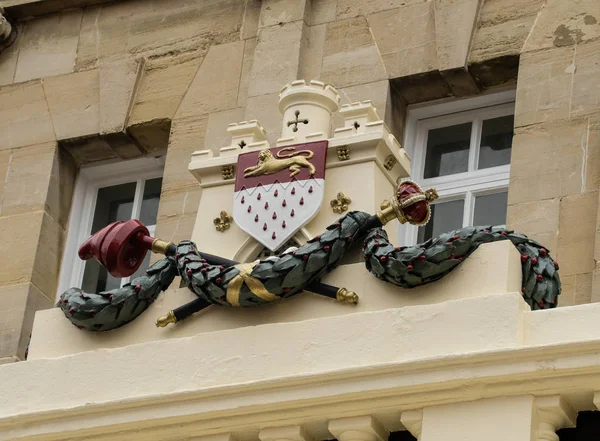 Heraldische Wapen Van Chichester Gemeenteraad Zoals Hierboven Boter Markt Gezien — Stockfoto