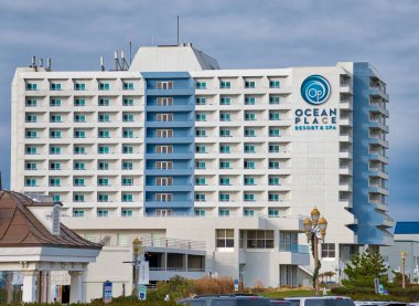 Long Branch, Amerika Birleşik Devletleri - 18 Kasım 2018: okyanus yer Resort ve Spa Ocean Bulvarı'nda