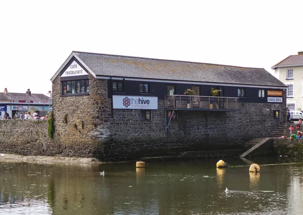 De korf in Aberaeron — Stockfoto