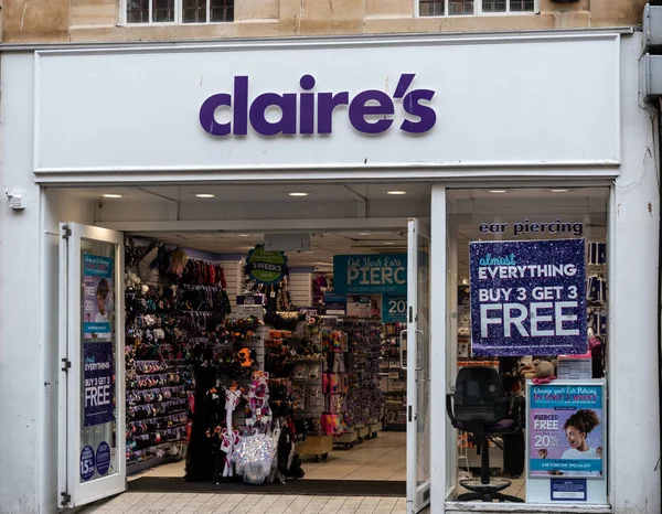 Claires Accesorios tienda frente — Foto de Stock