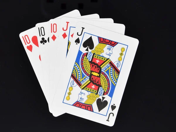 Poker ruce full house — Stock fotografie