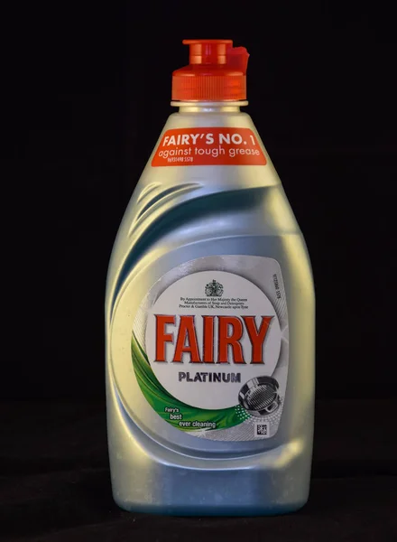 Fairy afwas vloeistof — Stockfoto