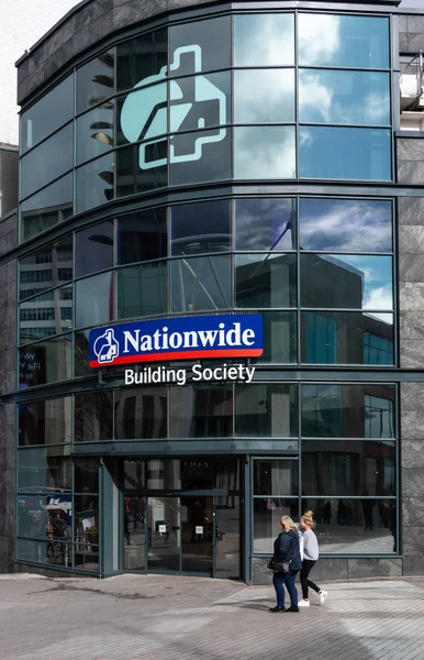 Nationwide Birmingham pierzei — Zdjęcie stockowe