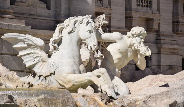 Fontana di Trevi dettaglio — Foto Stock