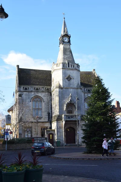 Banbury town Hall at Christmas — Stock Photo, Image