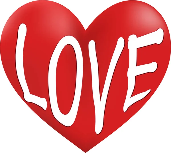 Love heart — Stock Photo, Image