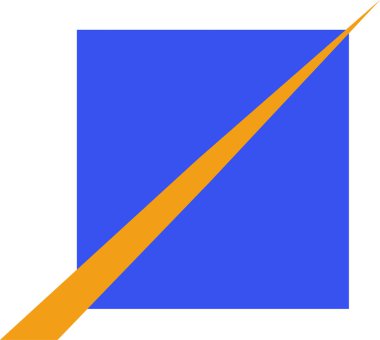 Logo olarak kullanılmak üzere bir kare üzerinde çapraz eğik çizgi