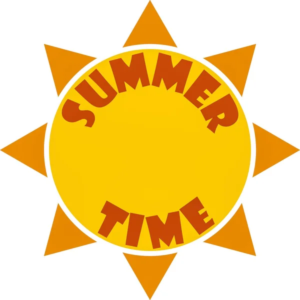 Logo Hora de verano — Foto de Stock