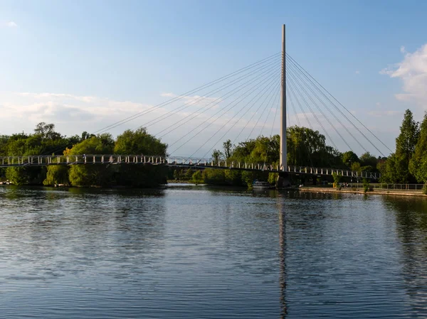 Крайстчерч підвісний міст — стокове фото