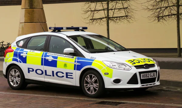 Hampshire carro da polícia — Fotografia de Stock