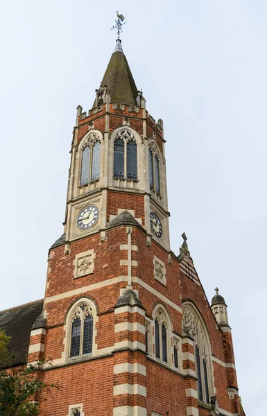 Восьмиугольная Часовая Башня Церкви Христа Хенли — стоковое фото