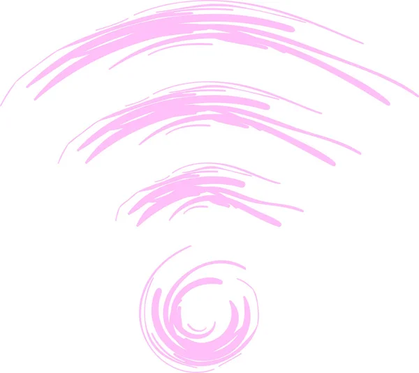 Stilizált Logó Rózsaszínben Nyomtatáshoz Vagy Online Használathoz — Stock Fotó